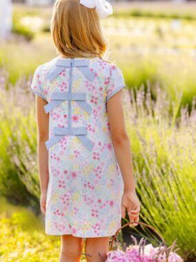 NWT TBBC Beaufort Bonnet Betts Bow Dress Merry Little Meadow Floral Size 6